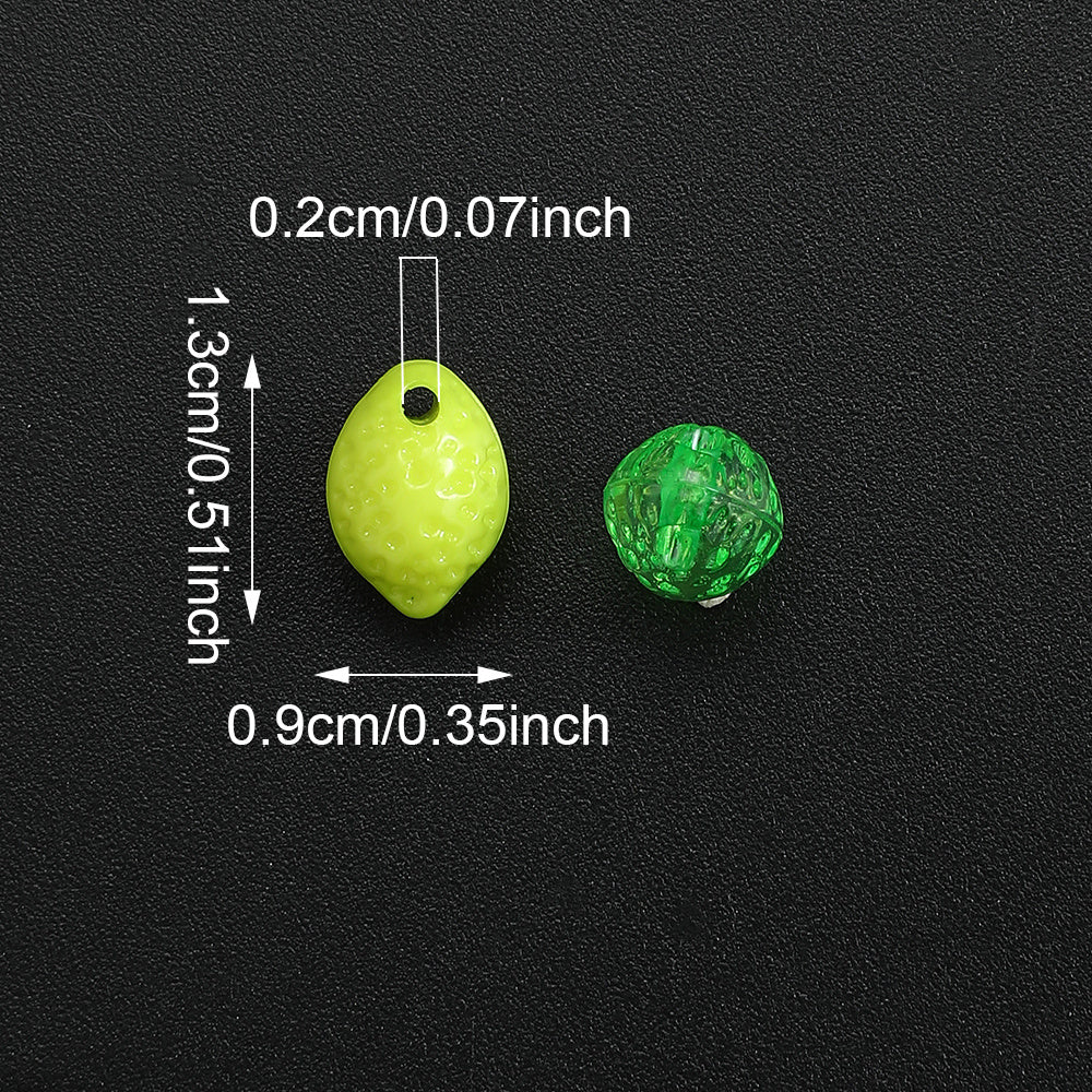 Frosted Macaron Acrylic Beads