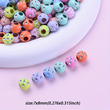 Shiny Acrylic Assorted Jewelry Beads