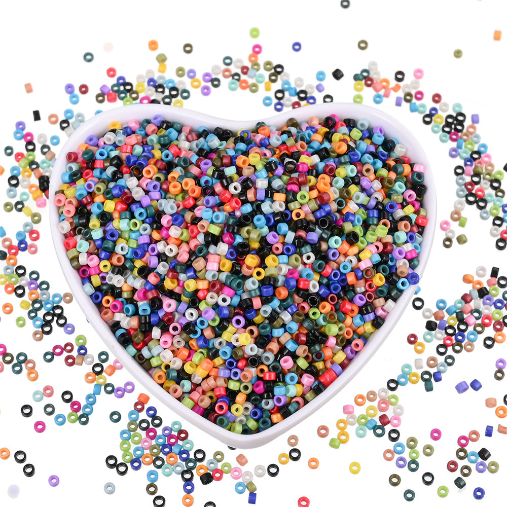10g 3mm Multicolor Glass Beads