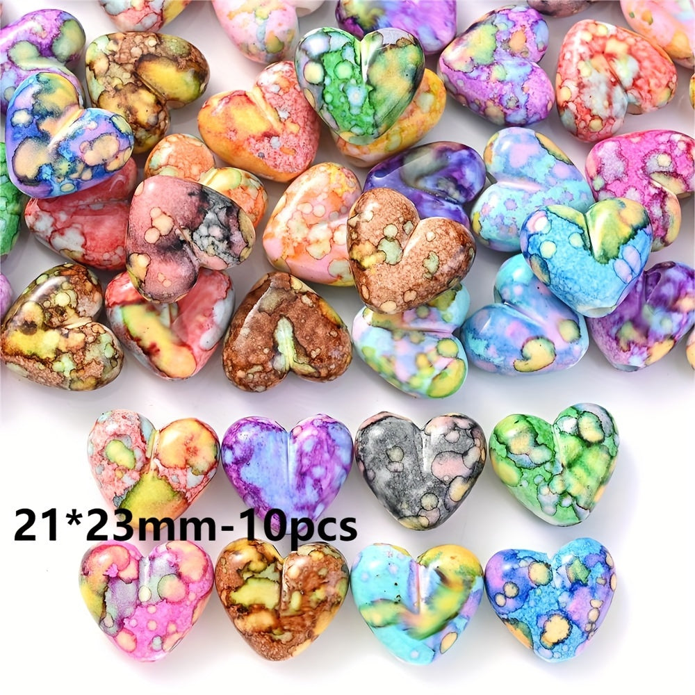 Shiny Transparent AB Colorful Butterfly Acrylic Spacer Beads