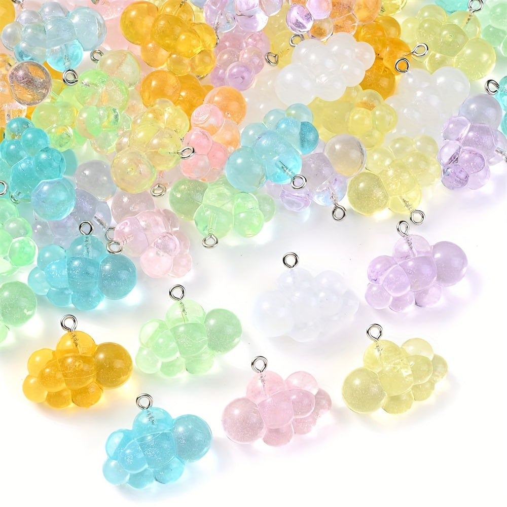 Cute Cloud Resin Pendant Beads