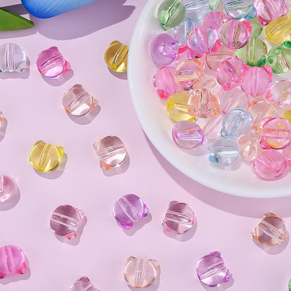 30pcs 12x13mm Cat Head Acrylic Beads