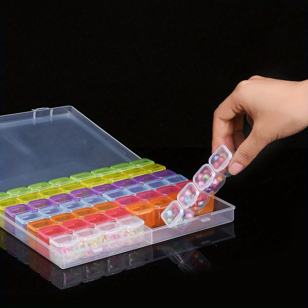 56 Grids Adjustable Plastic Storage Box