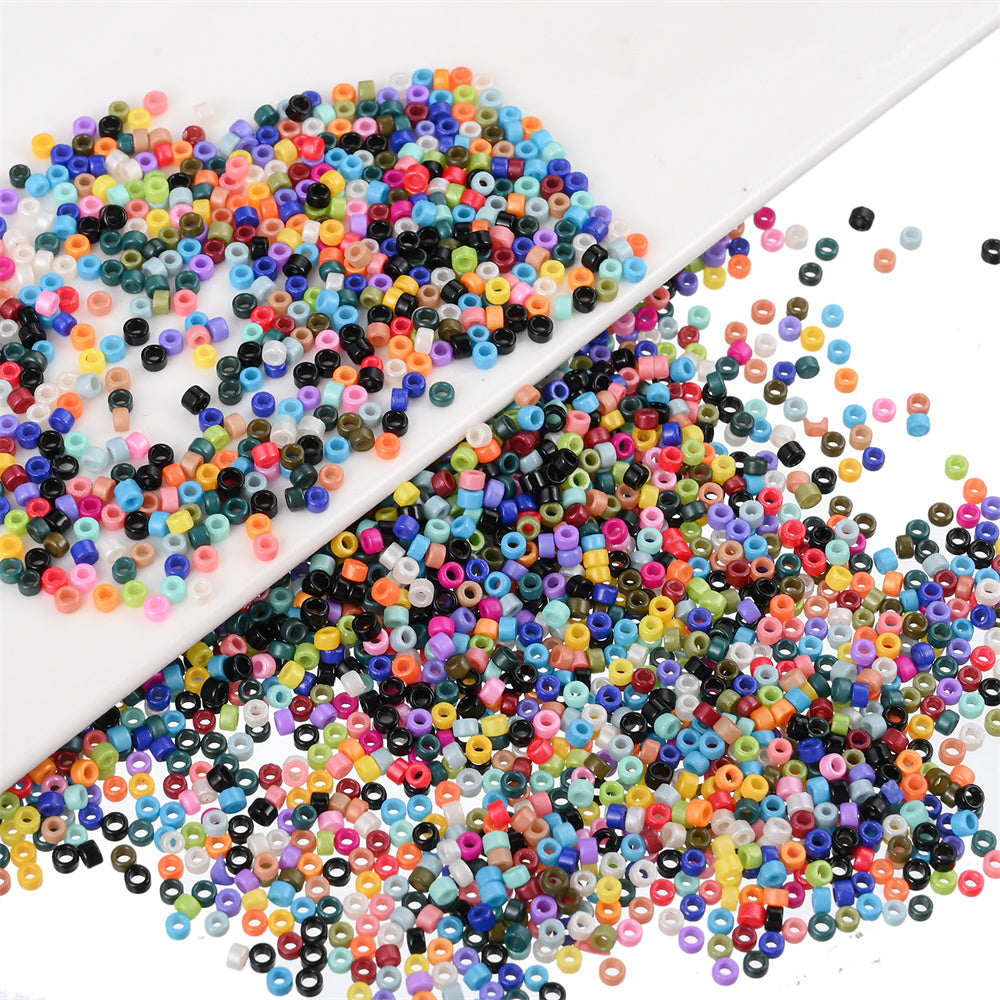 10g 3mm Multicolor Glass Beads