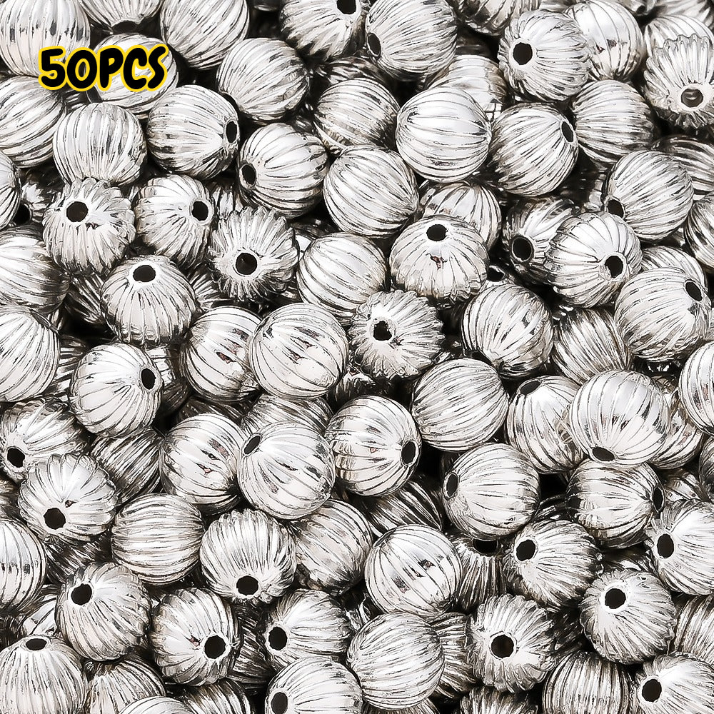 Vintage CCB Pumpkin Beads