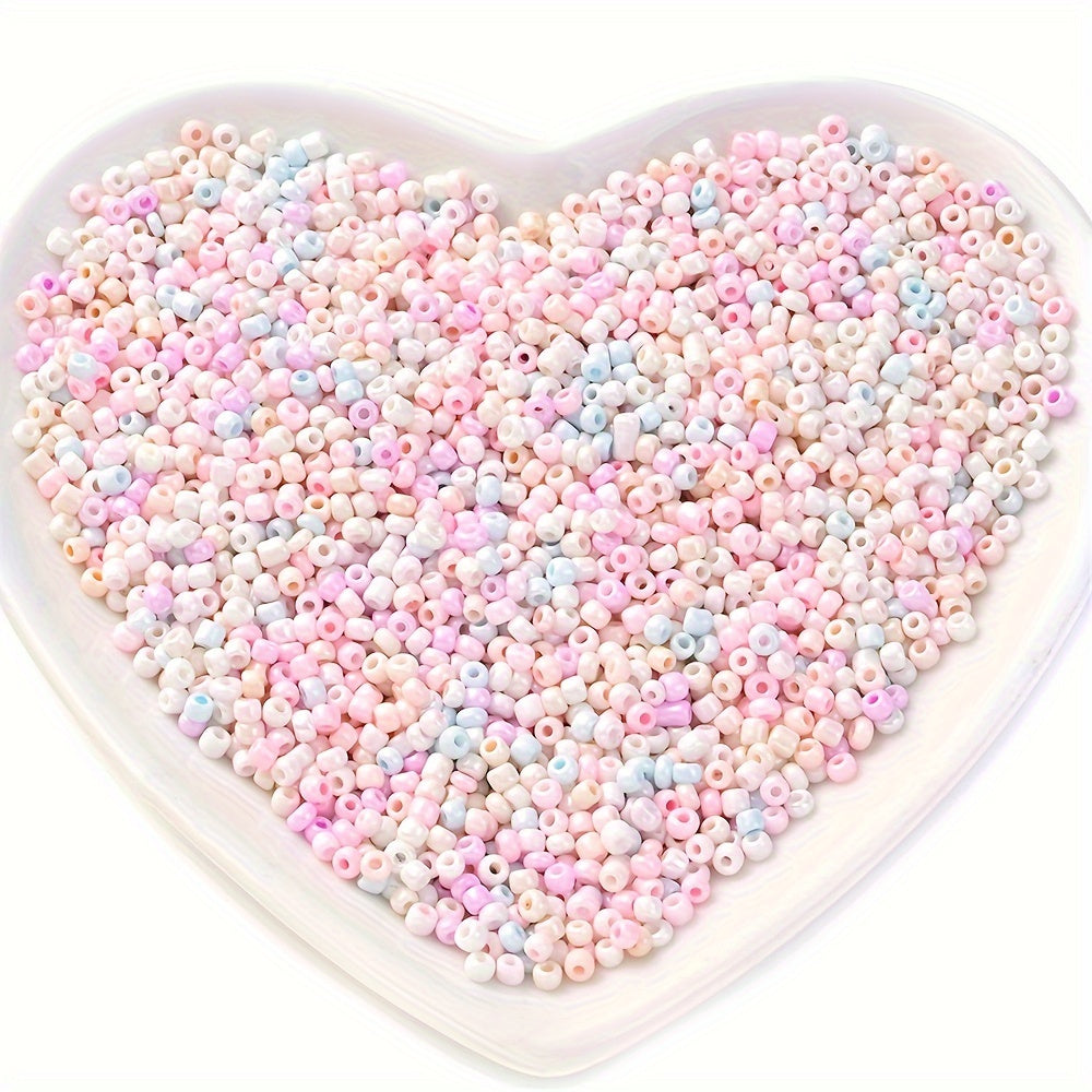 50g 3mm Macaron Color Glass Seed Beads