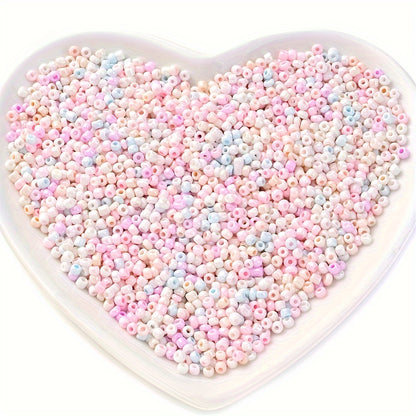 50g 3mm Macaron Color Glass Seed Beads