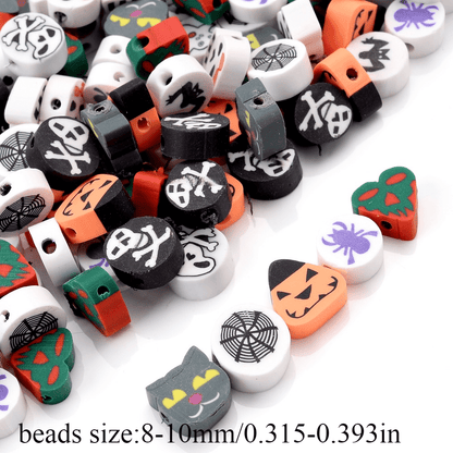 Halloween Polymer Clay Beads