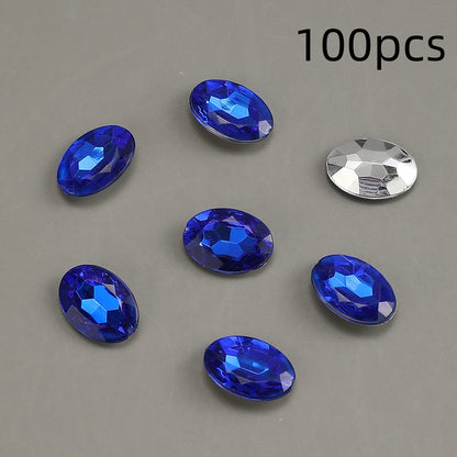 Rainbow Stripe Acrylic Big Hole Spacer Beads