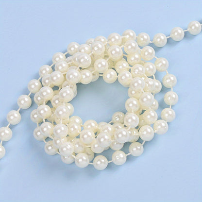 Ivory White Imitation Pearl Round Beads