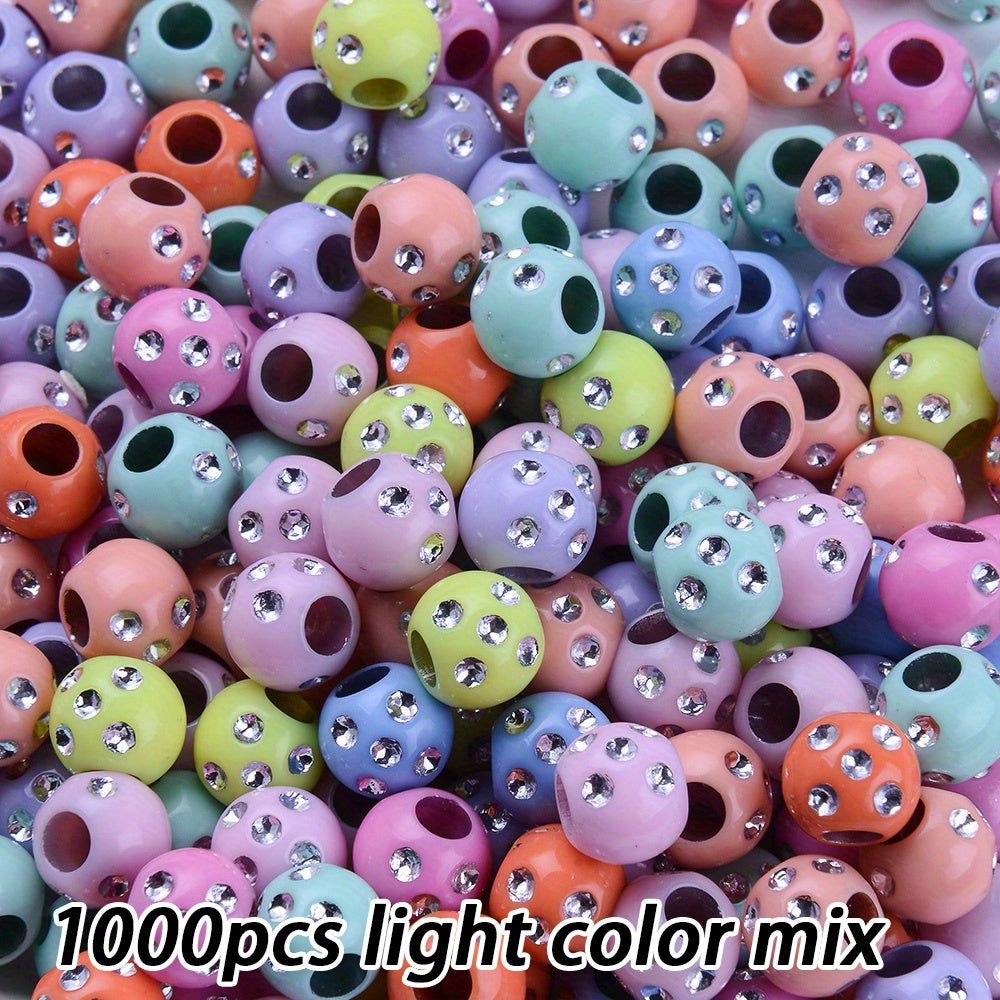 Shiny Acrylic Assorted Jewelry Beads