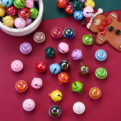 17x19mm Christmas Iron Jingle Bell Beads