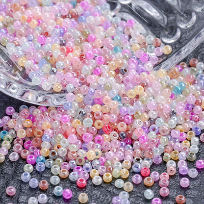1000pcs 2mm Random Color Glass Seed Beads