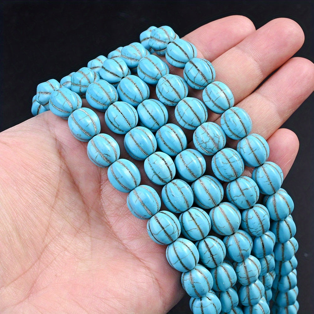 12mm Turquoise Watermelon Stone Beads