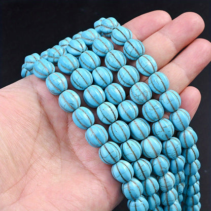 12mm Turquoise Watermelon Stone Beads