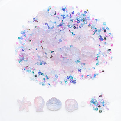 49g Ocean Series Glass Bead Assortment