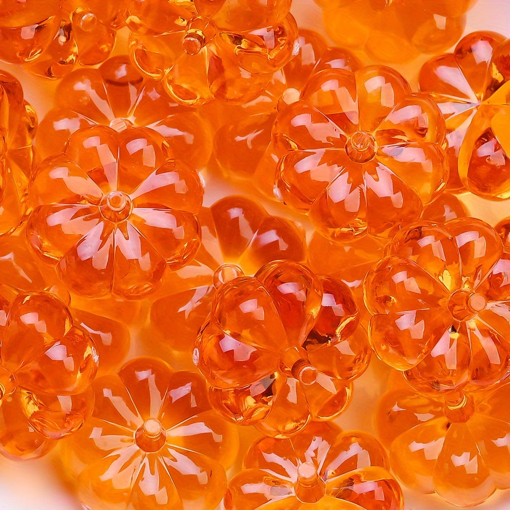 23×23mm Halloween Pumpkin Plastic Beads