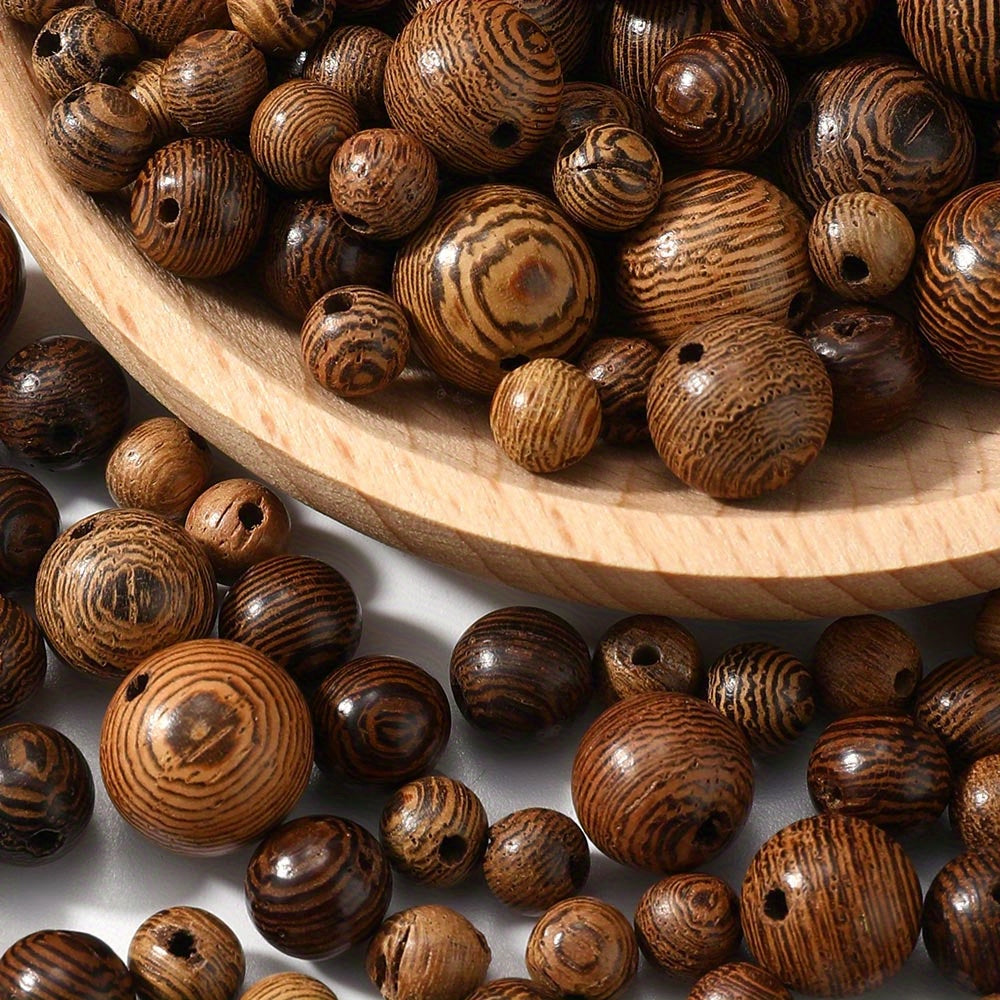 Wooden Geometric Spacer Beads