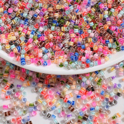Christmas Mix Acrylic Spacer Beads