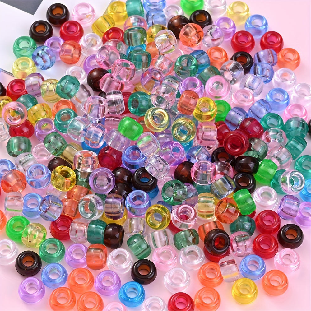 Color Series Matte Acrylic Round Spacer Beads