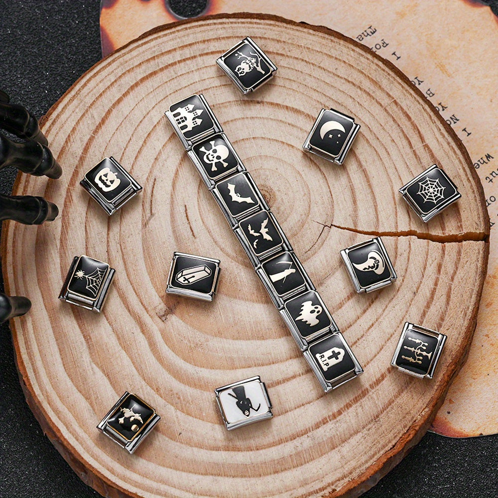 Halloween Themed Alloy Beads