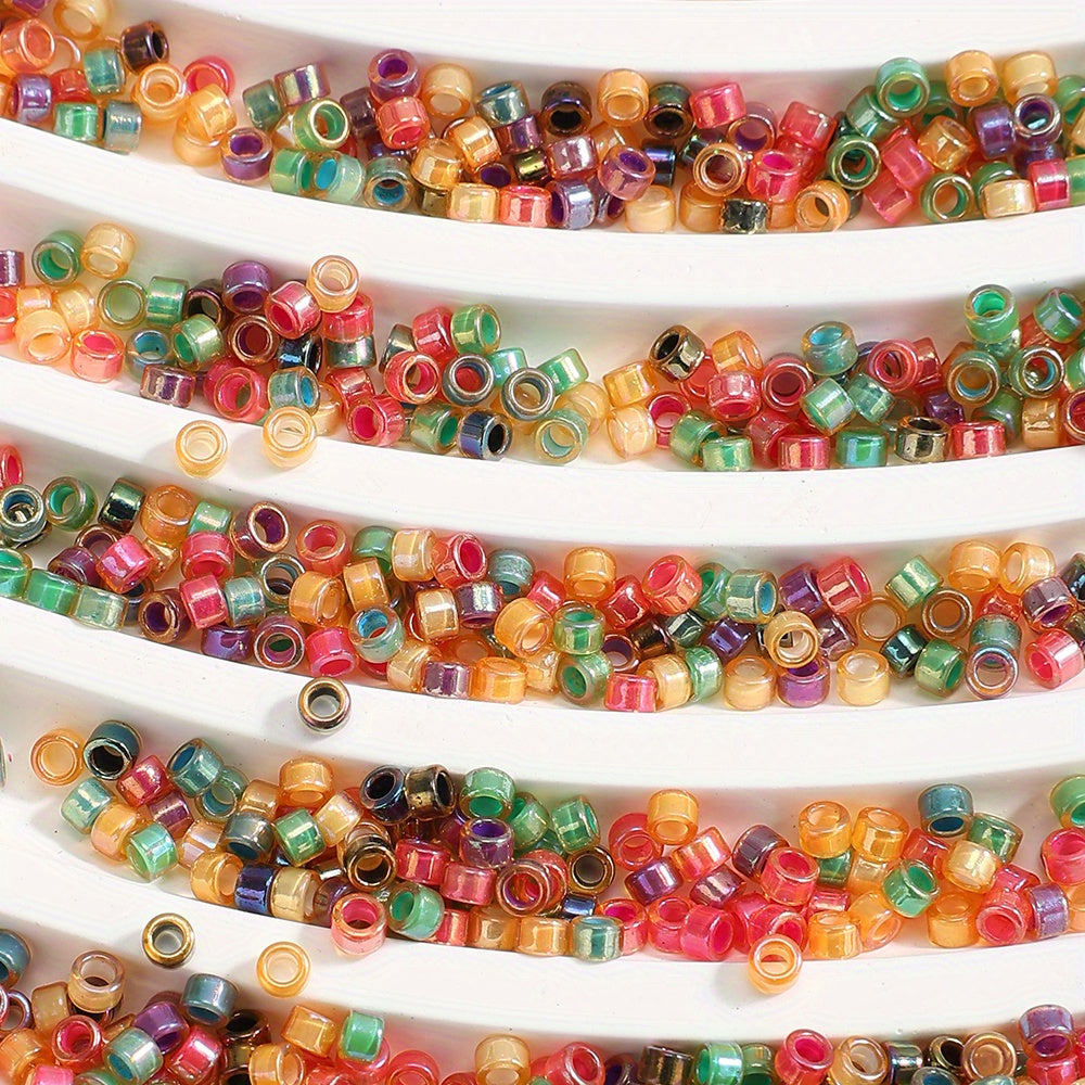 2.5mm Antique Golden Glass Rice Beads