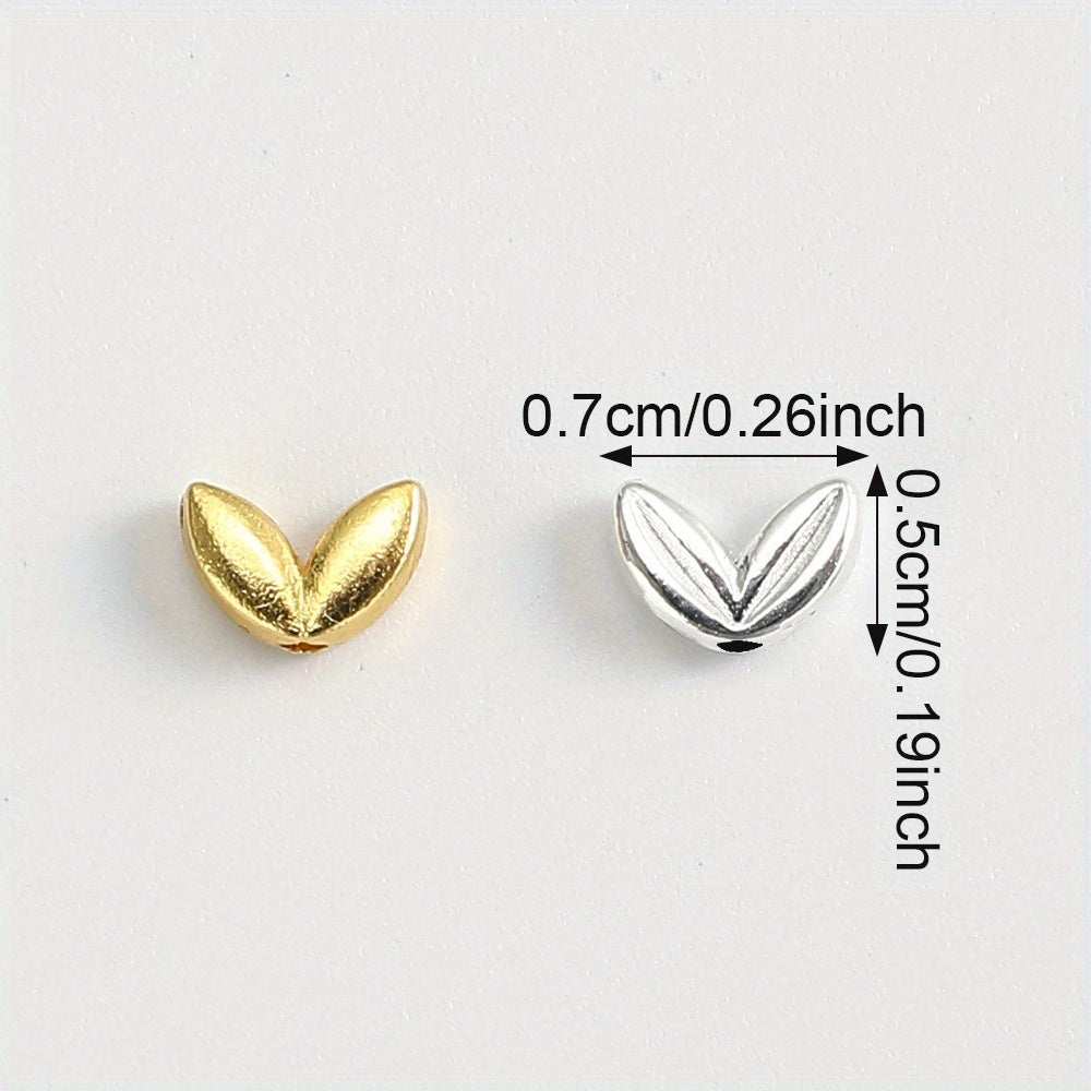 50pcs/set Antique Ear of Wheat Spacer Beads