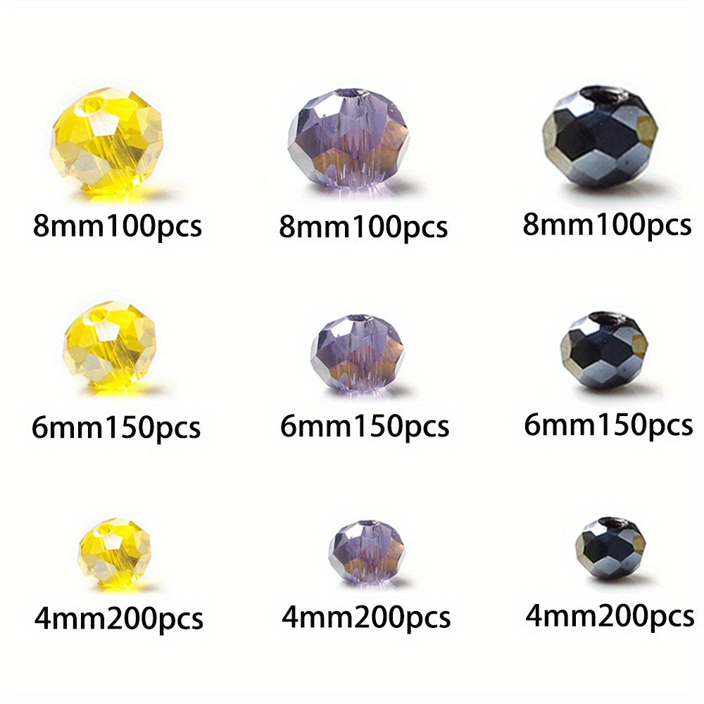 Halloween Faceted Transparent Acrylic Beads