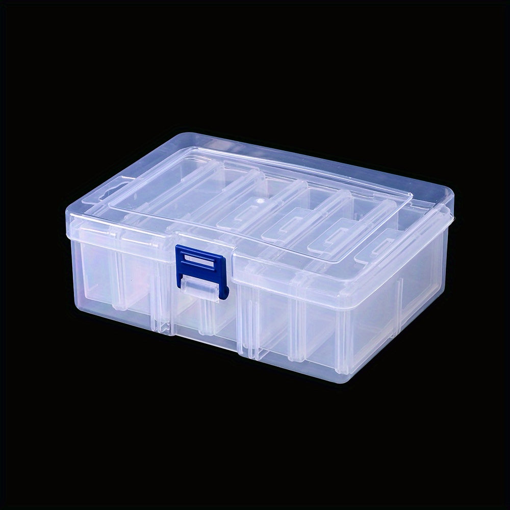 Transparent Plastic Beads Storage Box Set
