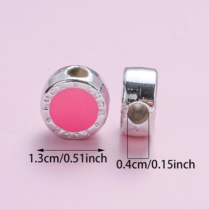 Christmas Acrylic Big Hole Pony Beads