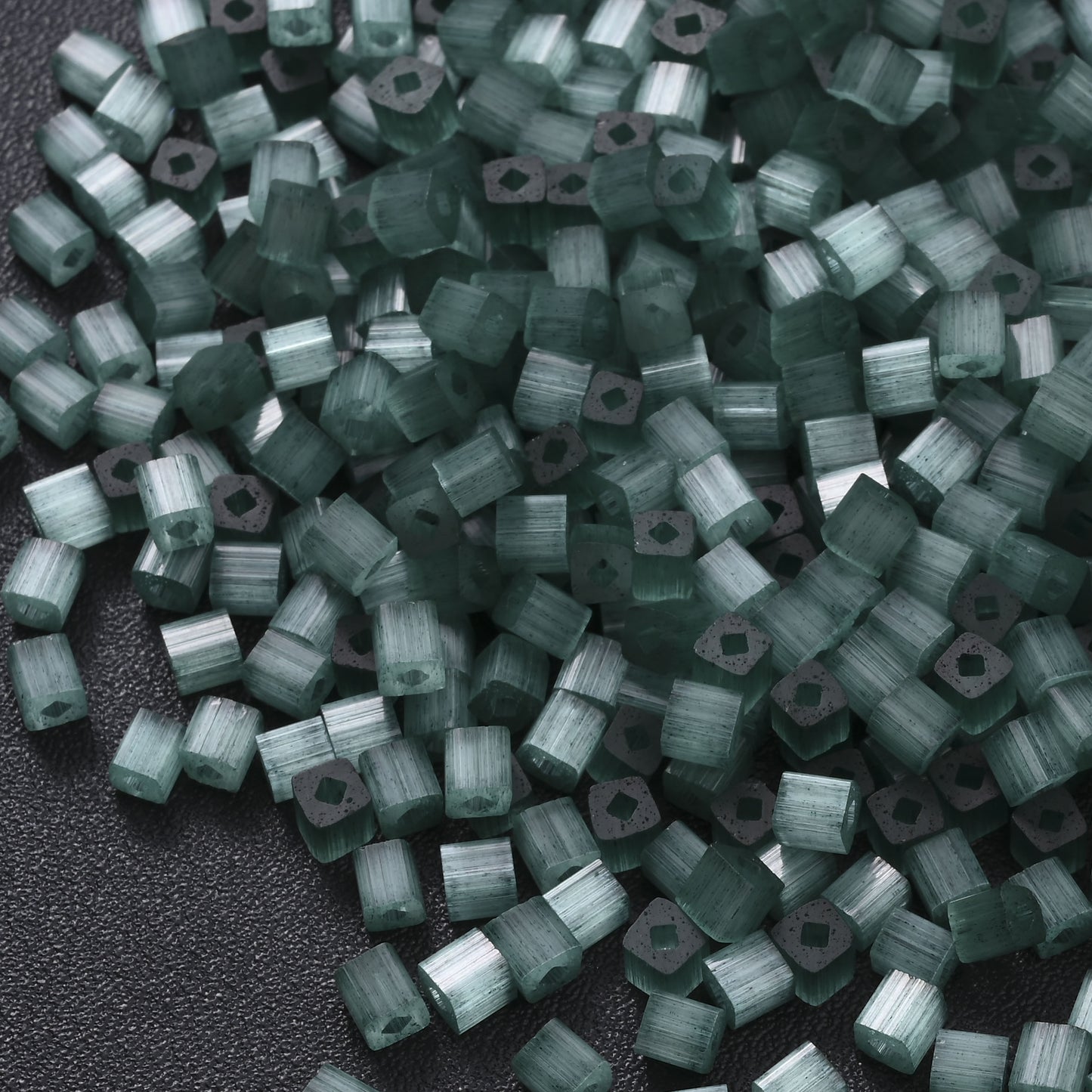200Pcs Square Glass Beads For Jewelry Making 4MM Seed Beads & Beads Assortments DIY Handmade Bracelet Necklace Crafts Accessories