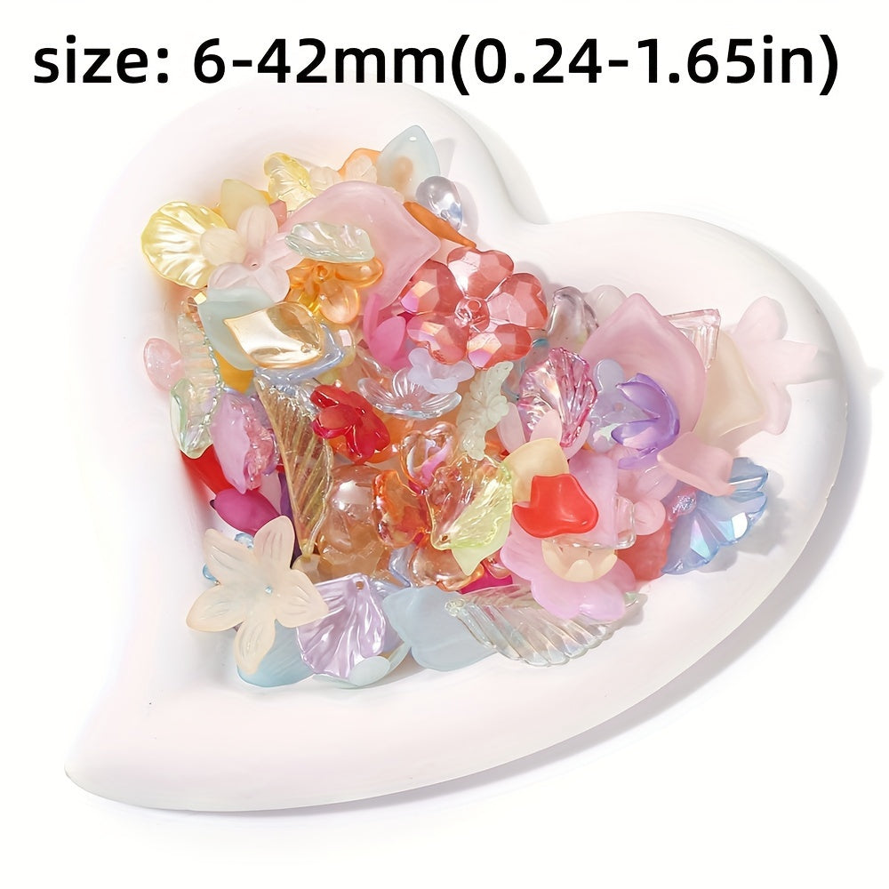 Multicolor Bowknot Resin Flatback Beads Box