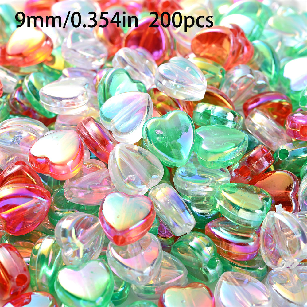 15-500pcs Christmas Acrylic Beads
