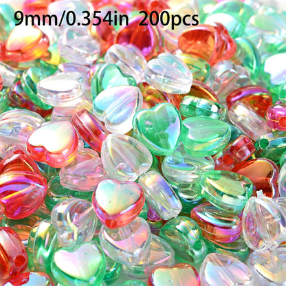 15-500pcs Christmas Acrylic Beads