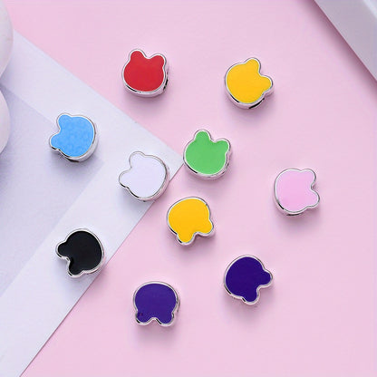 10x10mm Bear-Shaped Spacer Beads