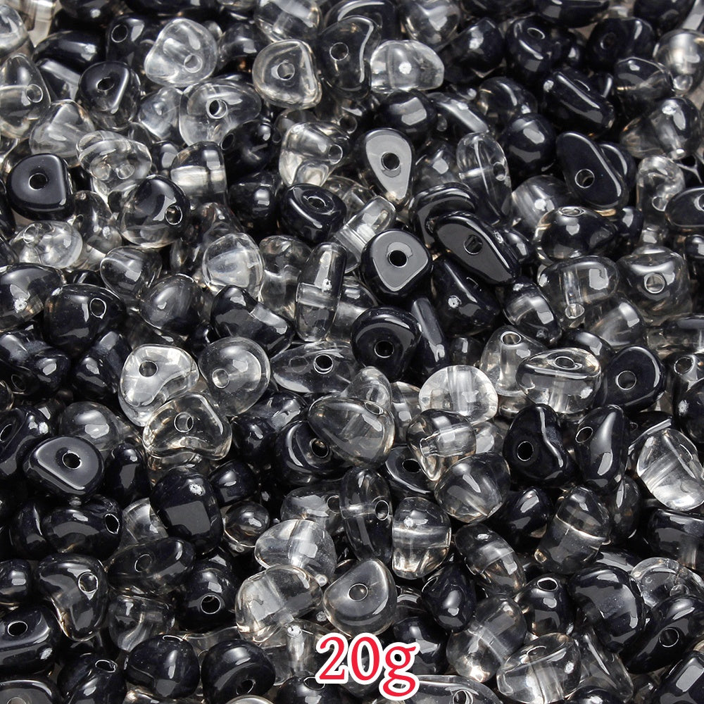 20g 4-9mm Two Tone Irregular Gradient Beads