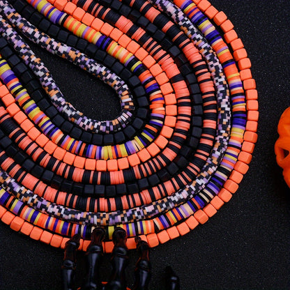 6mm Halloween Clay Slice Beads