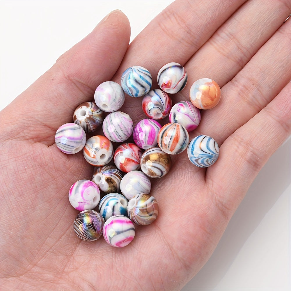 8/10mm Mix Round Wooden Spacer Beads Assortment