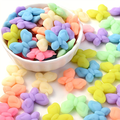 Colorful Five-Pointed Star Acrylic Spacer Beads