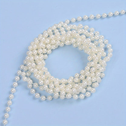 Ivory White Imitation Pearl Round Beads