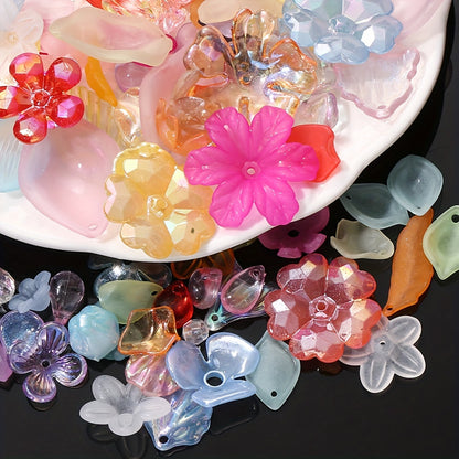Multicolor Bowknot Resin Flatback Beads Box