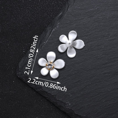 21x22mm Acrylic Five-Petal Flower Beads