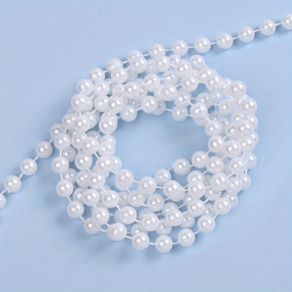 Pearl-Shaped Acrylic Spacer Beads