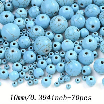 Round Turquoise Stone Beads