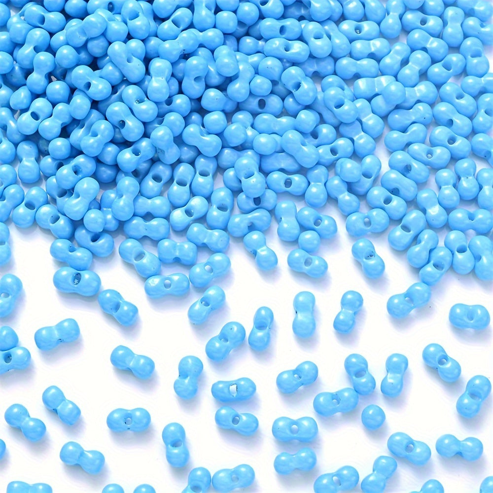 Mix Color Glitter Transparent Plastic Pony Beads