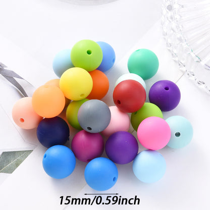 6/8/10mm White Clear Cat Eye Stone Round Spacer Beads