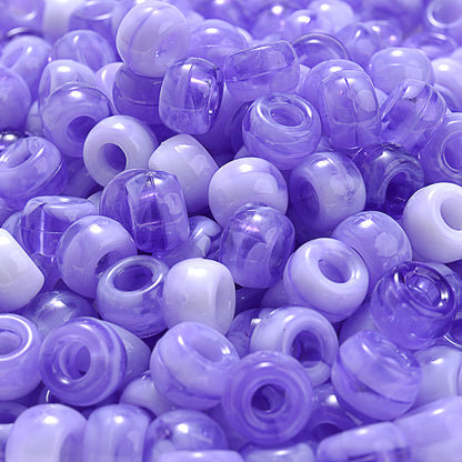 Crack Inside Multicolor Glass Round Beads