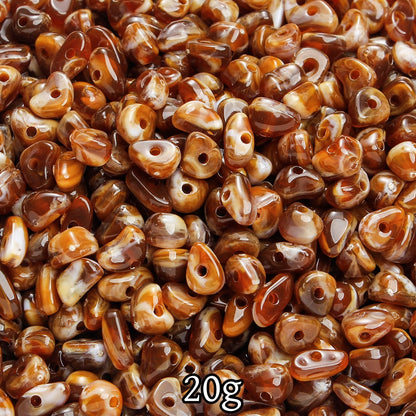 20g 4-9mm Two Tone Irregular Gradient Beads