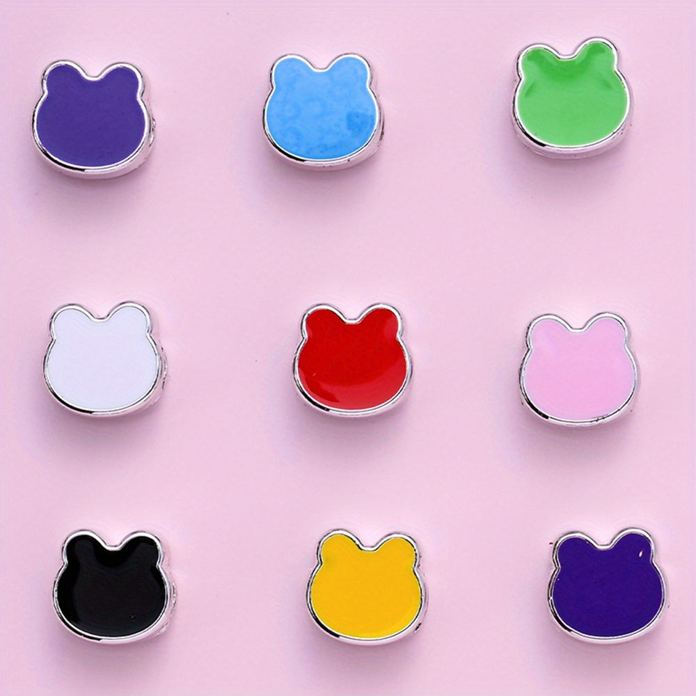 10x10mm Bear-Shaped Spacer Beads