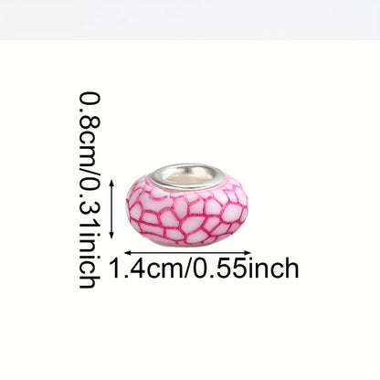 Frosted Horizontal Hole Rabbit Acrylic Beads